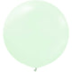 Kalisan Macaron Pale Green - Case - 60 Bags 36" Latex Balloons