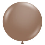 Tuftex Cocoa Brown 36" Latex Balloons - 10 pack (Bulk)