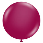Tuftex Crystal Burgundy 36" Latex Balloons - 10 pack (Bulk)