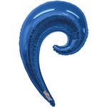 Kurly Wave - Royal Blue 36" Foil