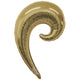 Kurly Wave - White Gold 36" Foil