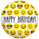 Emoji Birthday 18" Foil Balloon