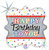 Candle Birthday to You Holographic 18" Balloon