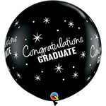 Congratulations Graduate Sparkles 36″ Latex Balloons (2 count)