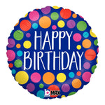 Polka Dot Birthday 18" Balloon