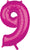 Pink Number 9 26" Balloon