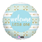 Welcome Little One Blue 18" Balloon