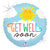 Get Well Soon Sun Holographic 18" Balloon