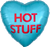 Hot Stuff Candy Heart 17" Balloon