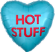 Hot Stuff Candy Heart 17" Balloon