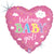 Welcome Baby Girl Holographic 18" Balloon