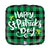 Happy St. Patrick's Day Buffalo Plaid 18" Balloon
