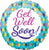 Get Well Colorful Diamonds 18" Balloon