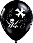 Pirates Treasure Map 11″ Latex Balloons (50 count)