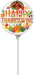 Happy Thanksgiving Turkey 9" Air-fill Balloon (requires heat sealing)