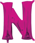 16" Letter N Pink