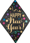 Happy New Year Satin Dots Anglez 25" Balloon