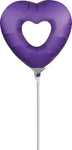 Purple Royale Heart 14" Balloon