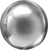 Silver Jumbo Orbz 21″ Balloons