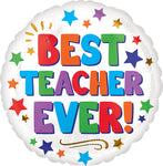 Best Teacher Ever 17" Balloon