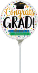 Congrats Grad Books 9" Air-fill Balloon (requires heat sealing)