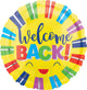 Welcome Back Stripes 17" Balloon