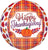 Plaid Thanksgiving Orbz 16" Balloon