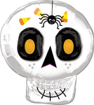 3D Cute Halloween Skull 25" Balloon