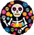 Day of the Dead Skeleton 17" Balloon