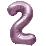Number 2 - Metal Balloons - Purple Lilac 32" Foil