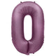 Number 0 - Metal Balloons - Purple Lilac 32" Foil