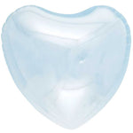 T-Balloon Deco Bubble Clear Heart 19"  Bubble Balloon