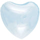 T-Balloon Deco Bubble Clear Heart 19"  Bubble Balloon