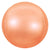 3D Sphere - Satin Pearl Peach 14″ Balloon