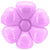 26″ Flower Shape - Lilac Purple