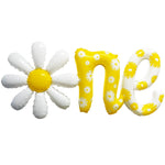 46″ Floral One Script