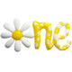 46″ Floral One Script