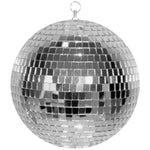 12" Silver Mirror Disco Ball With Hook