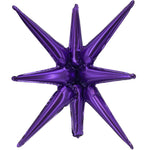 3D Star-Burst All-In-One - Metallic Violet (Air-Fill Only) 22 inch Foil