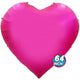 Giant Person Size Heart - Hot Pink 64" Foil