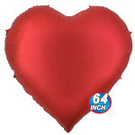 Giant Person Size Heart - Red 64" Foil