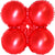 Quad Metallic Red 30" Balloon