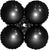 Quad Black 18" Balloon
