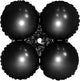 Quad Black 18" Balloon
