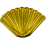 Deco Hand Fan - Gold 16" Foil