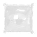 Square Deco Wall Panel - White 12" Foil
