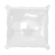 Square Deco Wall Panel - White 12" Foil