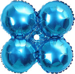 Quad Metallic Blue 18" Balloon