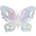 Iridescent Clear Butterfly 26" Foil