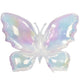 Iridescent Clear Butterfly 26" Foil